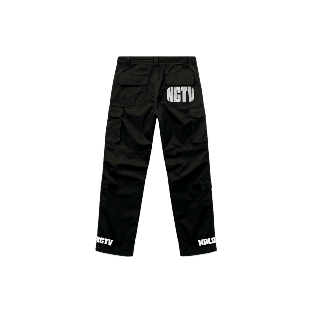 NEGATIV CARGO PANTS – BLACK