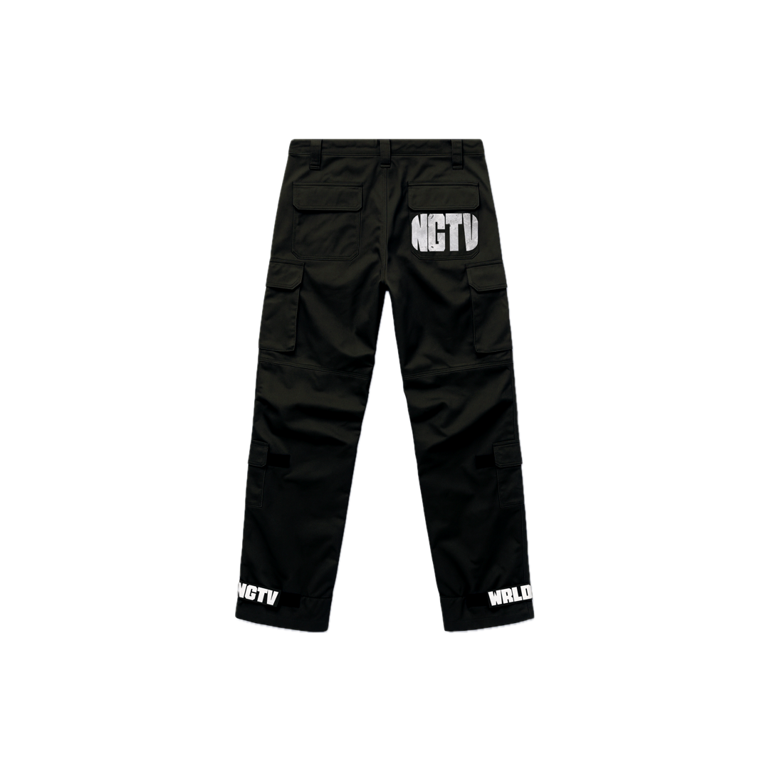 NEGATIV CARGO PANTS – BLACK